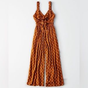 American Eagle Polka Dot Jumpsuit